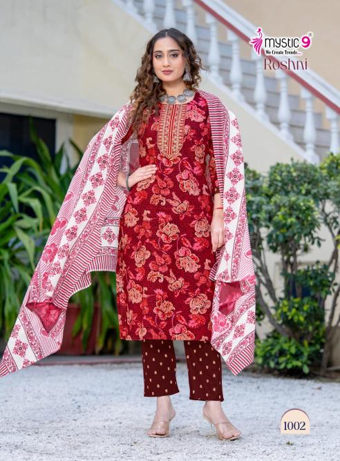 Mystic9 roshni vol 1 wholesale kurti market